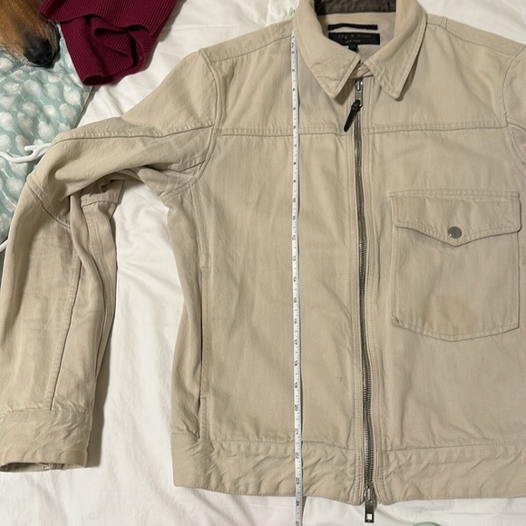 Rag and bone cotton twill moto jacket men’s size 38 - Picture 11 of 11